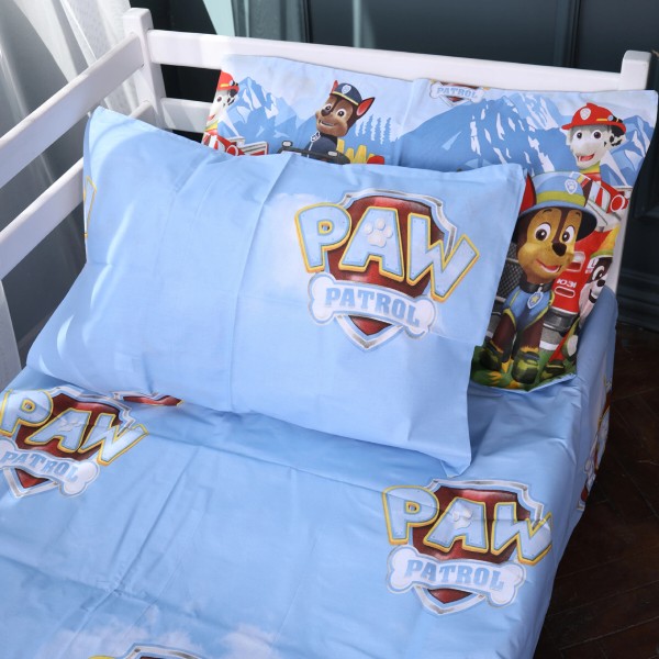 Фото - Простынь детская MirSon Бязь Kids Time 17-0800 Paw Patrol Adventure 180x220 см (2200011444642)