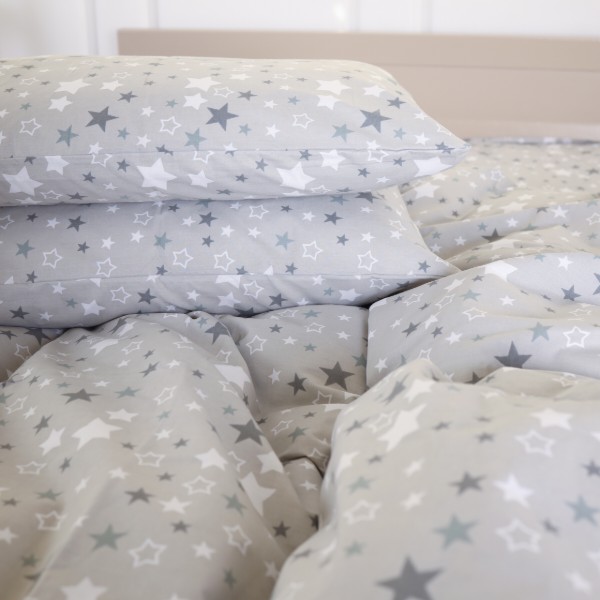 Фото - Комплект постельного белья MirSon King Size 220х240 см 17-0660 Gray Sky Ranforce Elite (2200009620638)