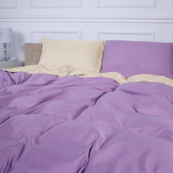 Фото - Комплект постільної білизни MirSon Margolles (12-0712 + 16-3310) Mikrosatin Premium Двусторонній 2x160x220 см (2200007245345)