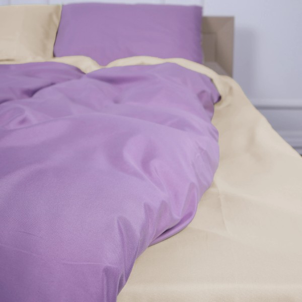 Фото - Комплект постільної білизни MirSon Margolles (12-0712 + 16-3310) Mikrosatin Premium Двусторонній 2x160x220 см (2200007245345)