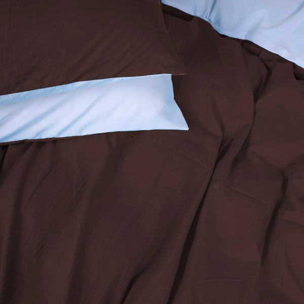 Фото - Комплект постільної білизни MirSon Oliana (18-0000 + 19-1230) Mikrosatin Premium Двусторонній 2x160x220 см (2200007246540)
