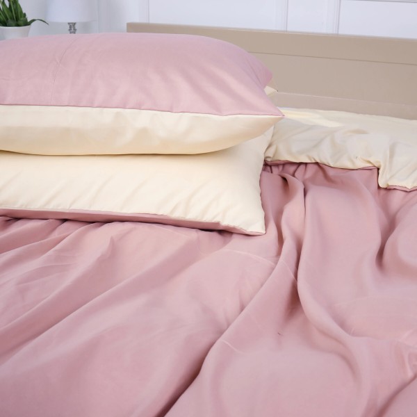 Фото - Комплект постільної білизни MirSon Pimiango (12-0712 + 15-1415) Mikrosatin Premium Двусторонній 2x160x220 см (2200007247141)