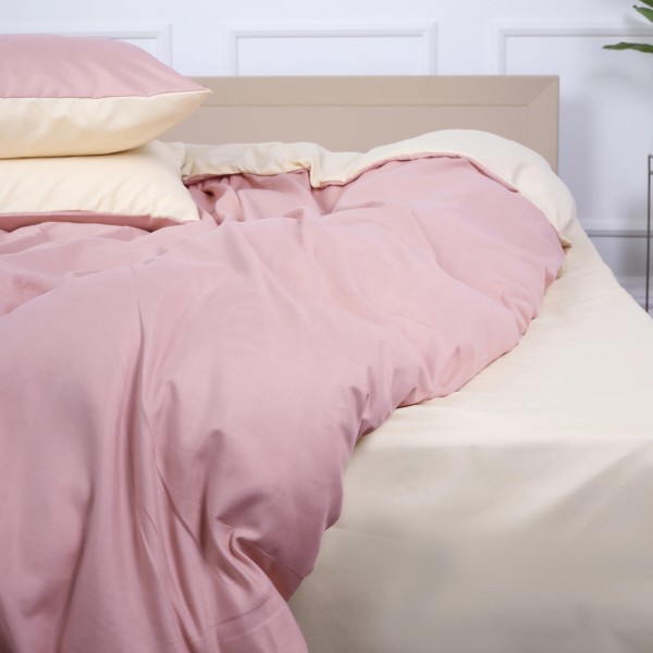 Фото - Комплект постільної білизни MirSon Pimiango (12-0712 + 15-1415) Mikrosatin Premium Двусторонній 2x160x220 см (2200007247141)