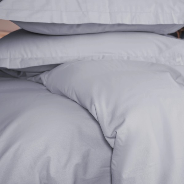 Фото - Комплект постельного белья MirSon Poplin Line 054 Light Gray 160 x 220 см (2200006278788)
