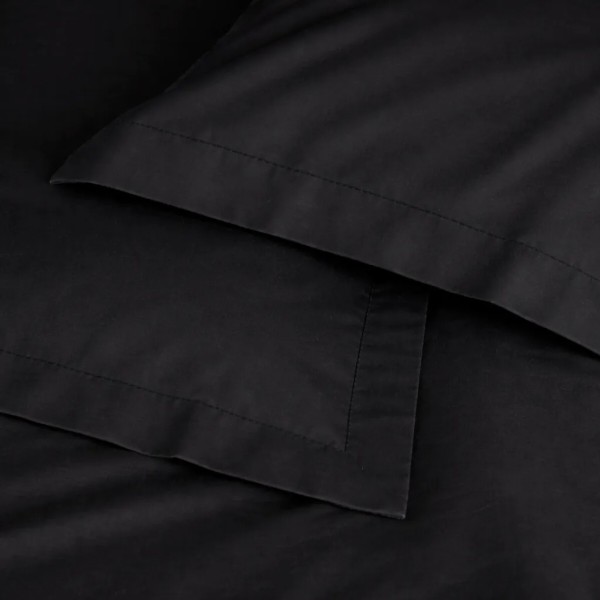 Фото - Комплект постільної білизни MirSon Poplin Line 099 Black 160 x 220 см (2200006279785)
