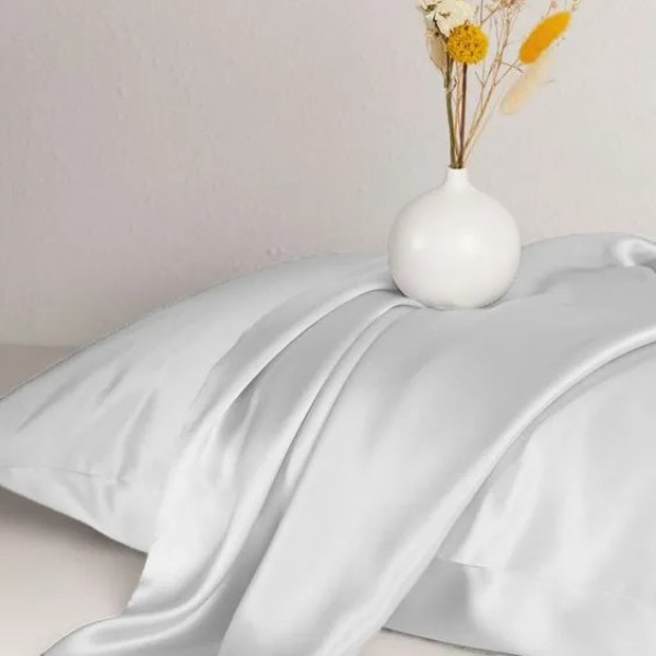 Фото - Простирадло двоспальне MirSon Satin Light Pro 10-001 Snow White 180x220 см (2200010169171)