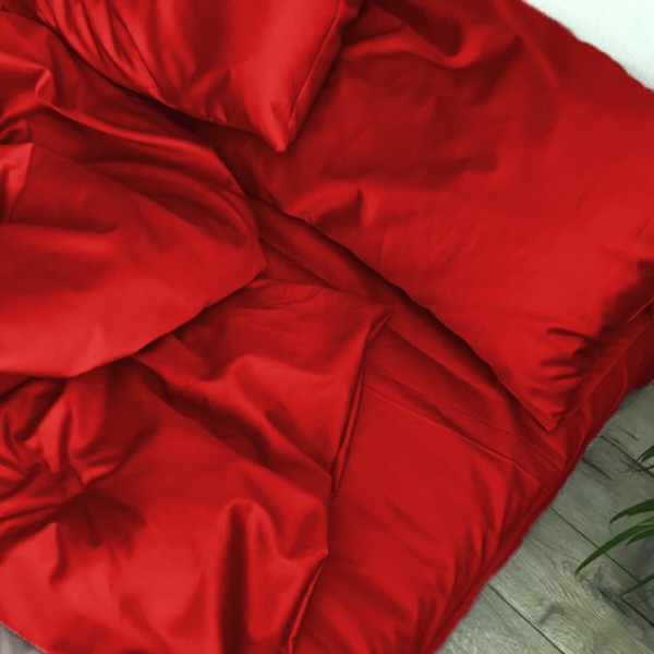 Фото - Комплект постельного белья MirSon Satin Light Pro 10-007 Red 220х240 (2200010172218)