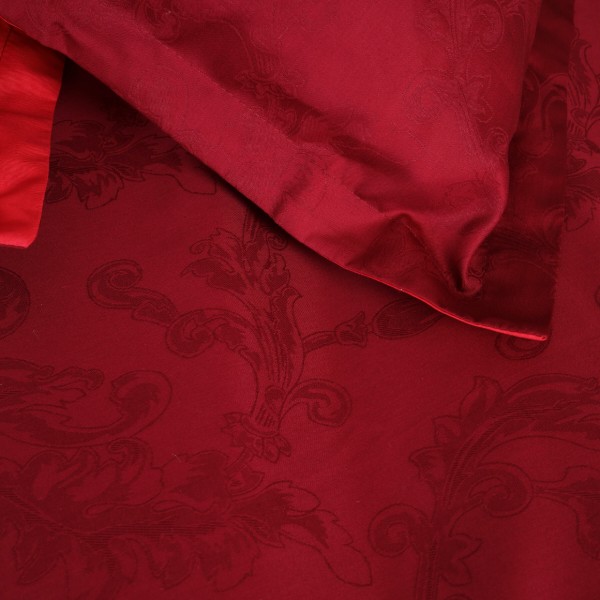Фото - Простирадло двоспальне MirSon Сатин Жакард 6040 Rosalie 180x220 см (2200009024092)