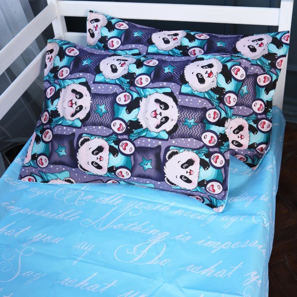 Фото - Простынь детская MirSon Бязь 17-0722 Tiny Panda 180x220 см (2200010687286) Фото - Простынь детская MirSon Бязь 17-0722 Tiny Panda 180x220 см (2200010687286)
