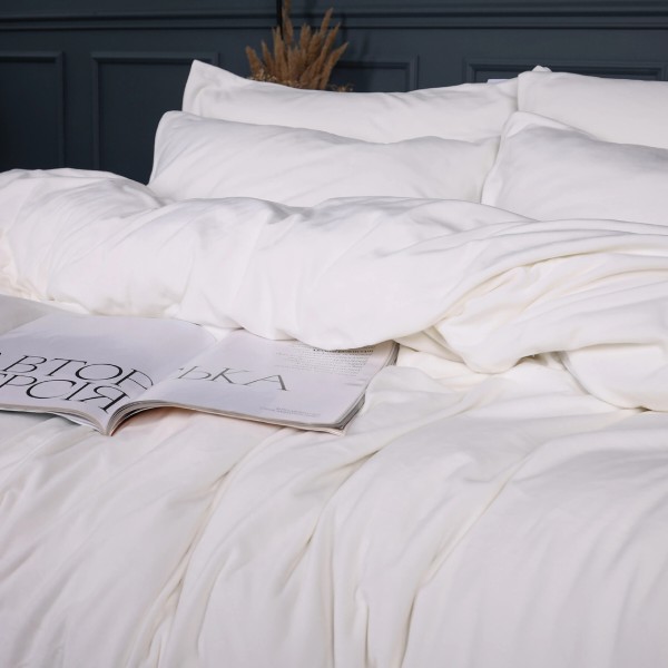 Фото - Простирадло односпальне MirSon Winter Frost 28-0001 White Velvet 60x120 см (2200007101986)