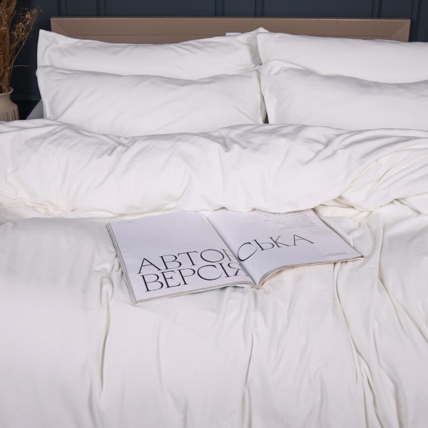 Фото - Простирадло односпальне MirSon Winter Frost 28-0001 White Velvet 70x130 см (2200007101993)