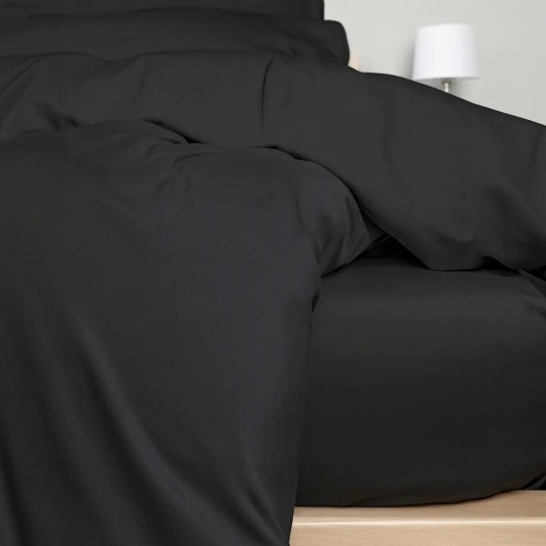 Фото - Простирадло односпальне MirSon Winter Frost 28-0007 Black Velvet 60x120 см (2200007102280)
