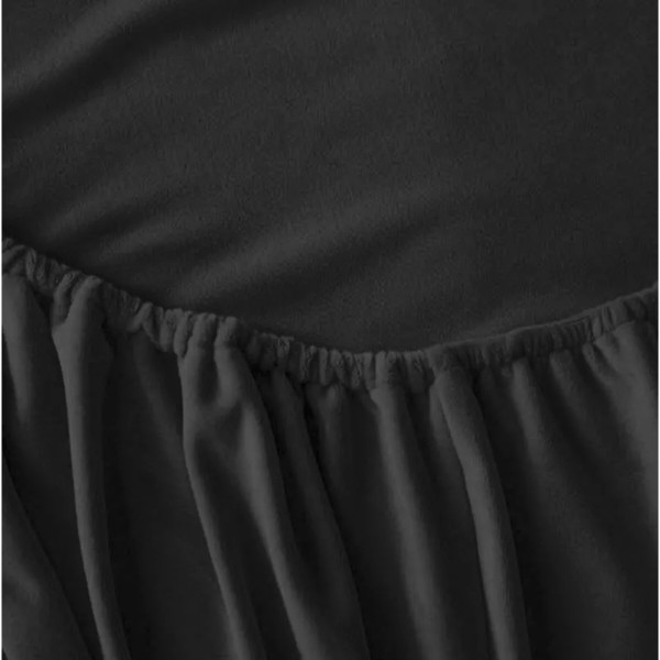 Фото - Простирадло односпальне MirSon Winter Frost 28-0007 Black Velvet 60x120 см (2200007102280)