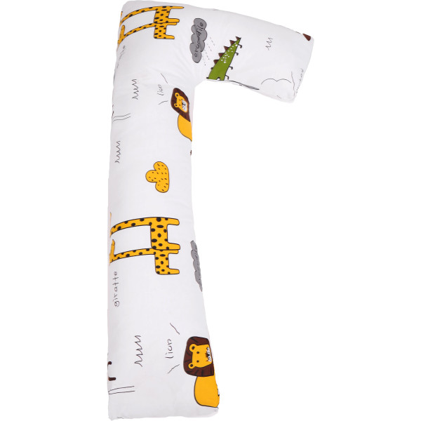 Фото - Подушка для майбутніх мам MirSon Г-подібна №5014 Color Line 17-0132 Lion King 140x40x20 см (2200010969658)