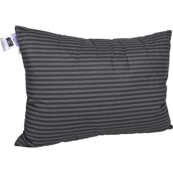 Фото - Подушка стандартная MirSon №0112 Сolor Fun Line 17-0611 Stripe Black Tencel 50х70 см (2200010863468)