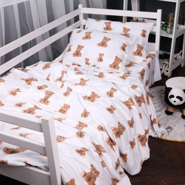 Фото - Комплект постільної білизни MirSon 017 Teddy 2 x 143 x 210 см (2200009655593)