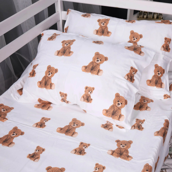 Фото - Комплект постільної білизни MirSon 017 Teddy 2 x 143 x 210 см (2200009655593)