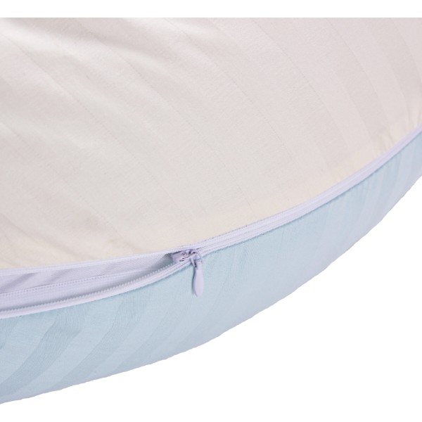 Фото - Подушка для кормления MirSon №10160 Satin Stripe 30-0014 + 30-0002 Fleshly (2200007216291)