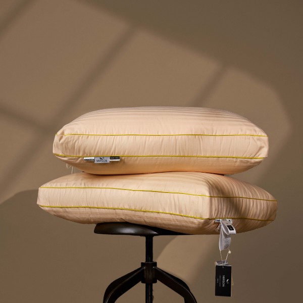 Фото - Подушка стандартная MirSon хлопковая 1502 Carmela DeLuxe Средняя 50х70 см (2200001541405)