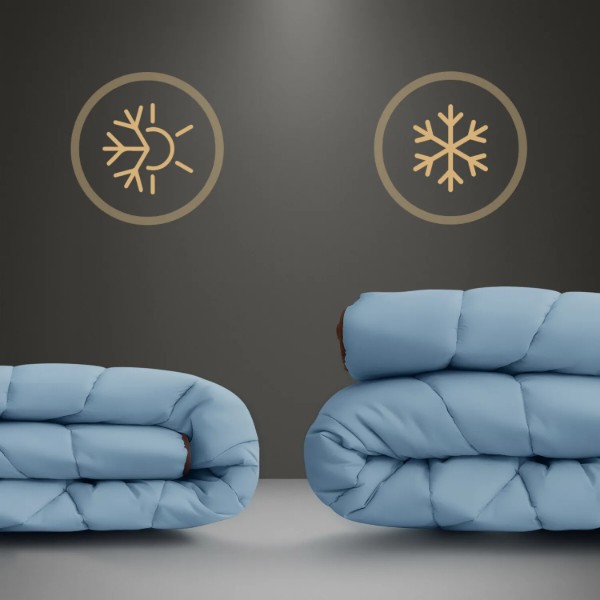 Фото - Ковдра демісезонна полуторна MirSon антиалергенна EcoSilk Premium Valentino 010 155х215 см (2200000005397)