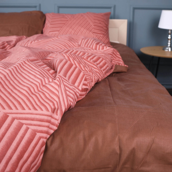 Фото - Комплект постельного белья MirSon 175x210 см Ranforce Elite 17-0631 Diamond Brown Ранфорс (2200008465766)