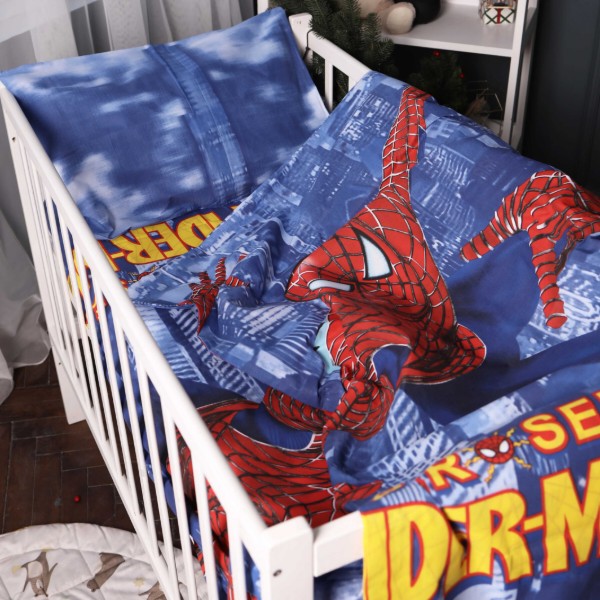 Фото - Комплект постельного белья MirSon 143х210 17-0700 Spider-Man Ranforce Elite (2200010457520)