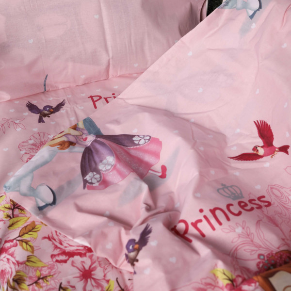 Фото - Комплект постільної білизни MirSon 175х210 17-0701 Princess Sofia Бязь (2200010458084)