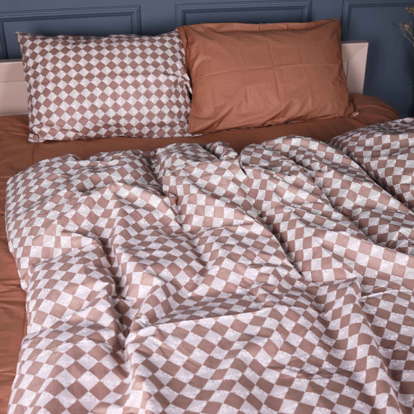 Фото - Комплект постільної білизни MirSon 175х210 см 17-0759 Cocoa Bliss Бязь (2200010935790)