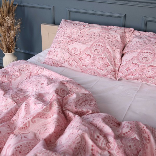Фото - Комплект постельного белья MirSon 143х210 см 17-0770 Powder Paisley Бязь (2200011132020)