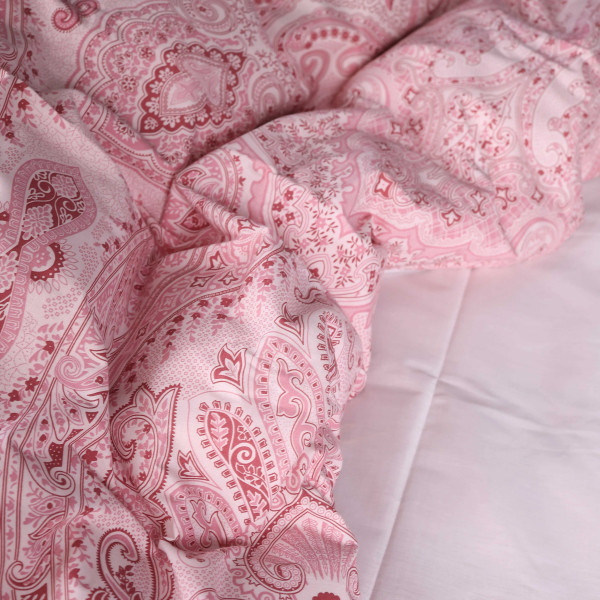 Фото - Комплект постельного белья MirSon King Size 220х240 см 17-0770 Powder Paisley Бязь (2200011132099)