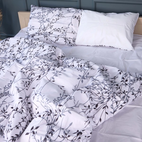 Фото - Комплект постельного белья MirSon King Size 220х240 см 17-0771 Garden Tale Бязь (2200011147802)