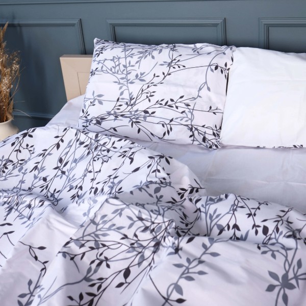 Фото - Комплект постельного белья MirSon King Size 220х240 см 17-0771 Garden Tale Бязь (2200011147802)