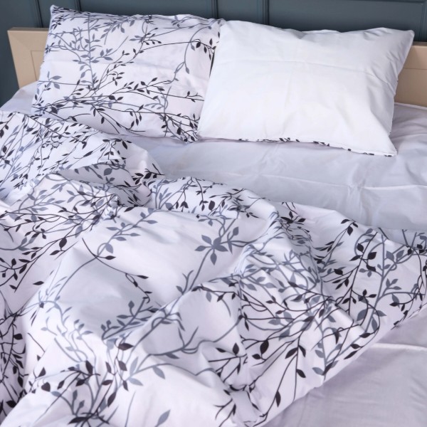 Фото - Комплект постельного белья MirSon King Size 220х240 см 17-0771 Garden Tale Бязь (2200011147802)