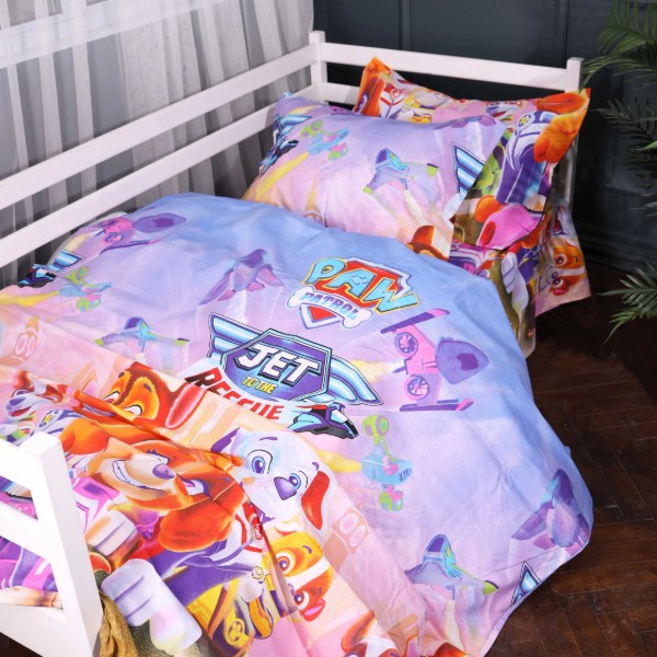 Фото - Комплект постельного белья MirSon King Size 220х240 см Kids Time 17-0887 Paw Patrol Girls Dream Бязь (2200012387153)