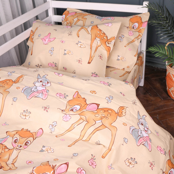 Фото - Комплект постільної білизни MirSon 143х210 см 17-0902 Bambi Soft Ranforce Elite (2200012398609)