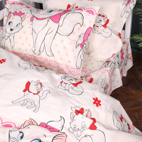 Фото - Комплект постільної білизни MirSon King Size 220х240 см Kids Time 17-0904 Little Pink Kitty Бязь (2200012399927)