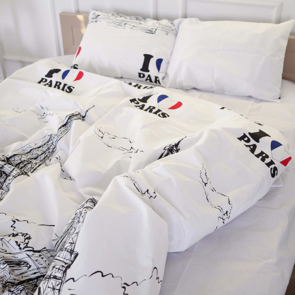 Фото - Комплект постільної білизни MirSon 143х210 см Ranforce Elite 17-4743 Paris (2200008930066)