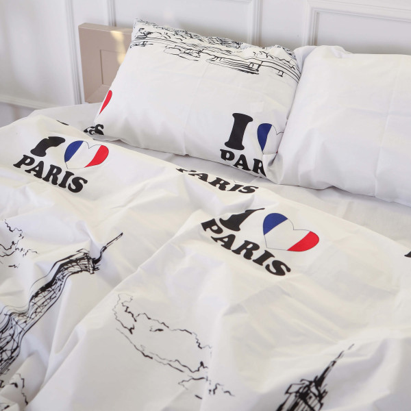 Фото - Комплект постільної білизни MirSon 143х210 см Ranforce Elite 17-4743 Paris (2200008930066)