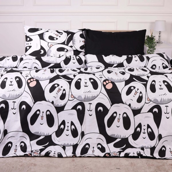 Фото - Комплект постельного белья MirSon 143х210 см 17-4850 Panda Ranforce Elite (2200009584954) Фото - Комплект постельного белья MirSon 143х210 см 17-4850 Panda Ranforce Elite (2200009584954)