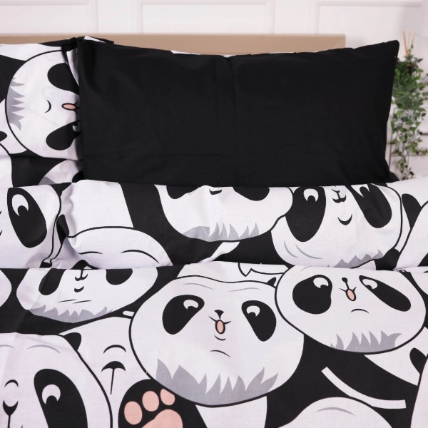 Фото - Комплект постельного белья MirSon 143х210 см 17-4850 Panda Ranforce Elite (2200009584954)