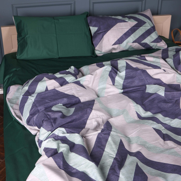 Фото - Комплект постільної білизни MirSon King Size 220х240 см 22-1435 Loft Geometry (2200012404812) Фото - Комплект постільної білизни MirSon King Size 220х240 см 22-1435 Loft Geometry (2200012404812)