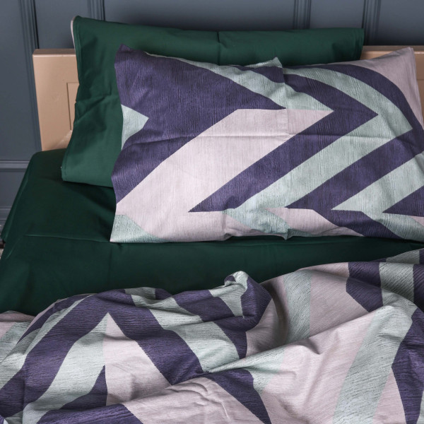 Фото - Комплект постільної білизни MirSon King Size 220х240 см 22-1435 Loft Geometry (2200012404812)