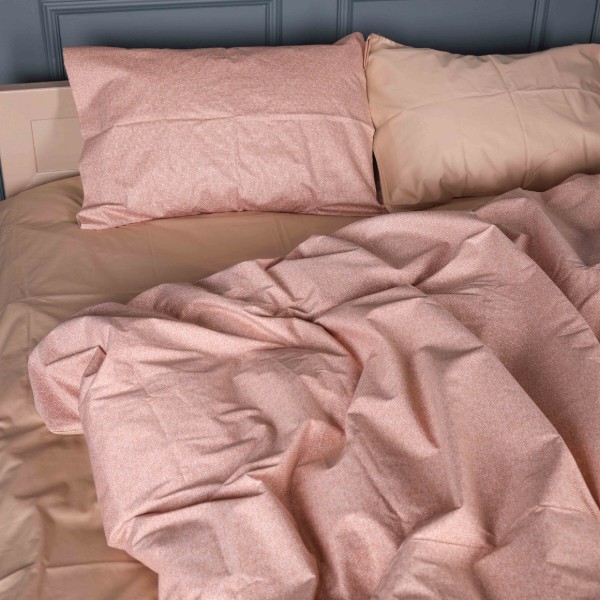 Фото - Комплект постільної білизни MirSon 143х210 см 22-1444 Gentle Peach Glow Сатин (2200012407042)