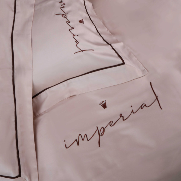 Фото - Комплект постельного белья MirSon King Size 220х240 см Imperial Tencel №03 Creamy (2200010753806)