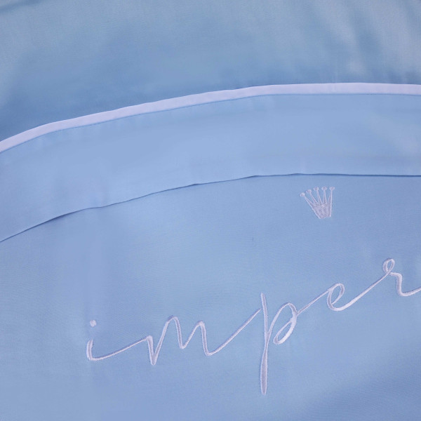 Фото - Комплект постельного белья MirSon King Size 220х240 см Imperial Tencel №04 Blue (2200010754285)