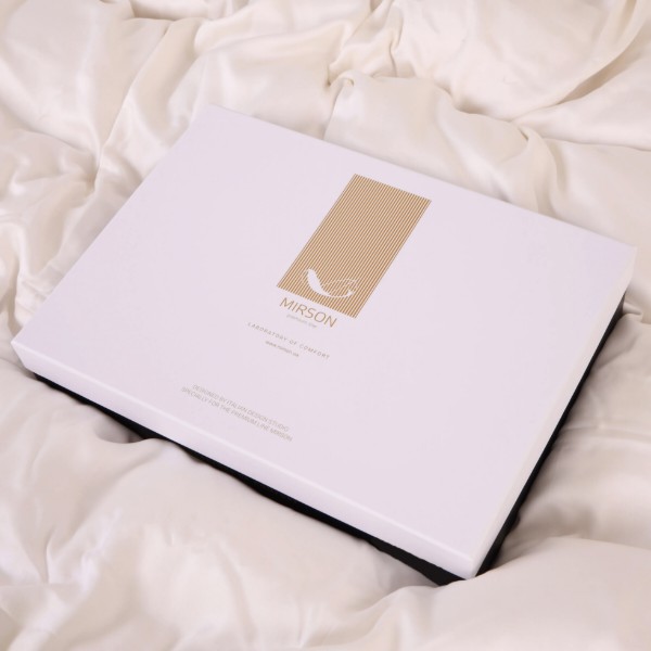 Фото - Комплект постільної білизни MirSon 143х210 см Imperial Tencel №06 Gray (2200010755237)