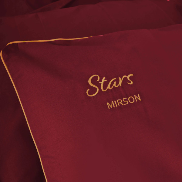 Фото - Комплект постельного белья MirSon 143х210 см Ranforce Elite 19-1655 Edmonda Stars (2200010539462)