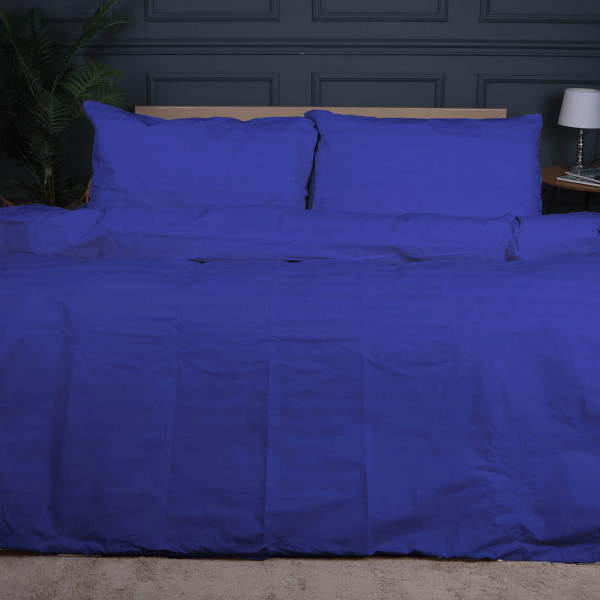 Фото - Комплект постільної білизни MirSon King Size 220x240 Ranforce Elite 17-0609 Stripe Blue Ранфорс (2200008055837)