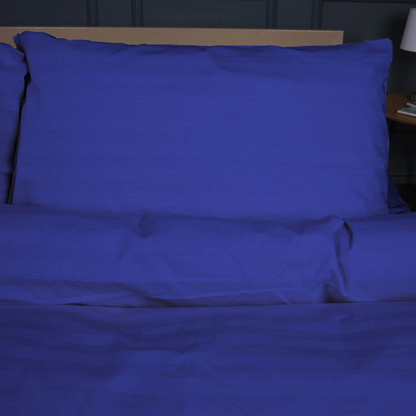 Фото - Комплект постільної білизни MirSon King Size 220x240 Ranforce Elite 17-0609 Stripe Blue Ранфорс (2200008055837)