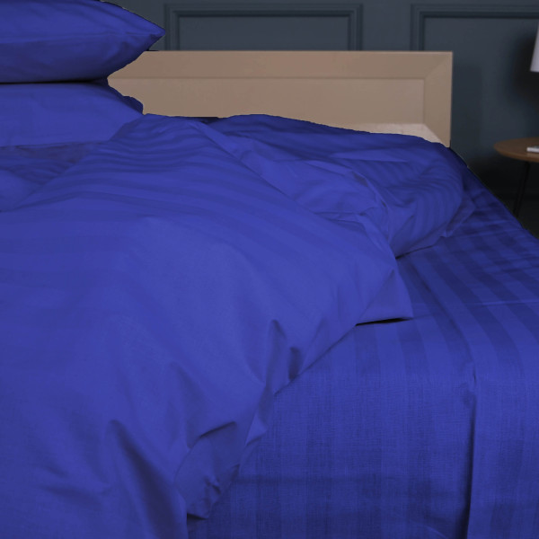 Фото - Комплект постільної білизни MirSon King Size 220x240 Ranforce Elite 17-0609 Stripe Blue Ранфорс (2200008055837)
